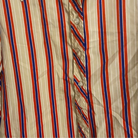 Vintage Sears Ultressa Striped Button Down Shirt - Picture 5 of 5